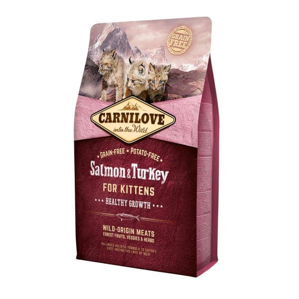 CARNILOVE CHATON SAUMON & DINDE 2KG