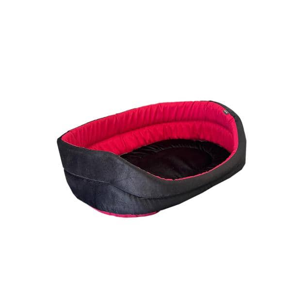 CORBEILLE OVALE T60 NOIR-ROUGE