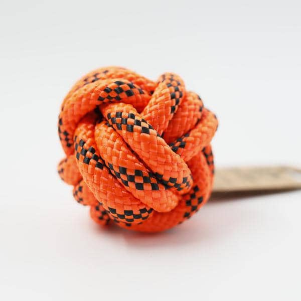 BALLE CORDE ZANILOVE ORANGE NOIR 7.5CM