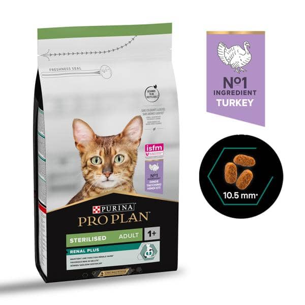 PURINA PRO PLAN STERILISED RENAL CAT TURKEY 1.5KG 