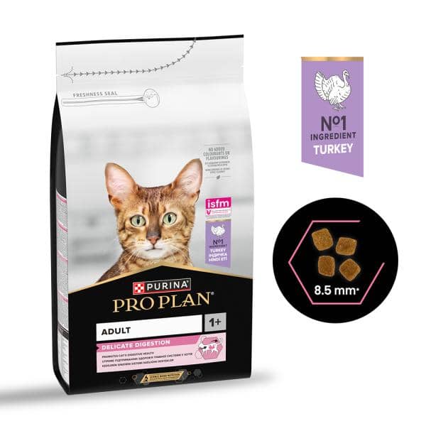 PURINA PRO PLAN DELICATE CAT TURKEY 1.5KG 