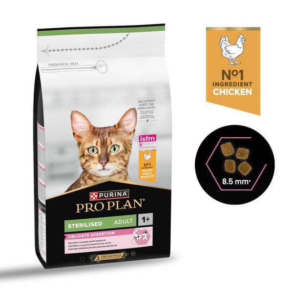 PURINA PRO PLAN STERILISED DELICATE CAT CHICKEN 1.5KG 
