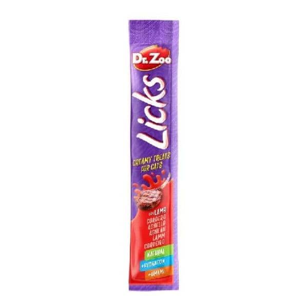 DR ZOO CAT LICKS AGNEAU 4*15GR