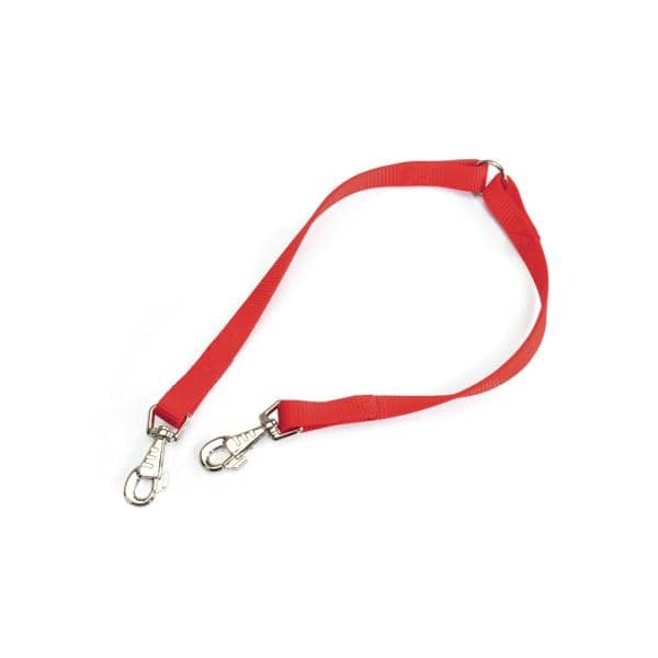 LAISSE DOUBLE CAMON 15X350 MM ROUGE