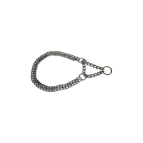 COLLIER 1/2 ETRANGLEUR CHROME 60 cm
