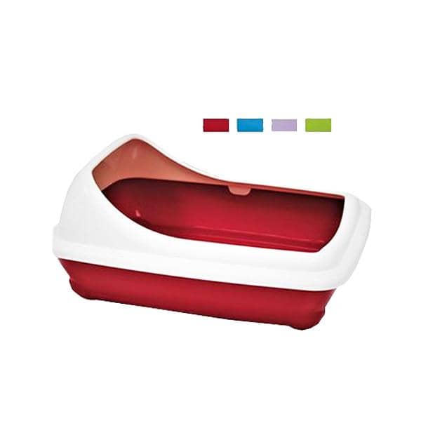 BAC A LITIERE AVEC BORD BIRBA 46x35x20CM