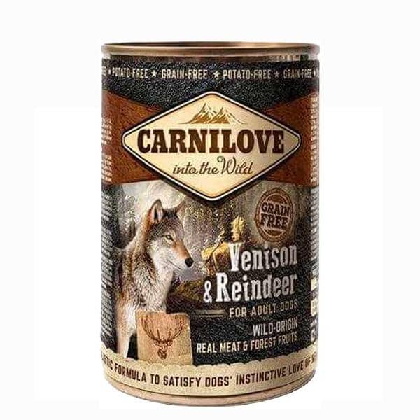 BOITE CARNILOVE VENISON & renne 400G